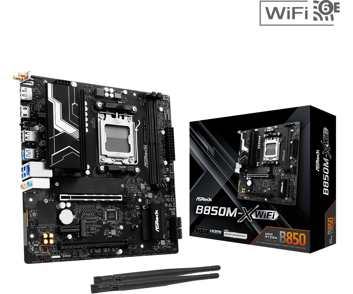 ASROCK Yeni B850M-X WIFI 6E AM - X870E Atx Motherboard incelemesi ve fiyatı